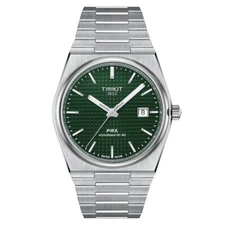 Tissot PRX POWERMATIC 80 SS 40mm green dial quartz watch