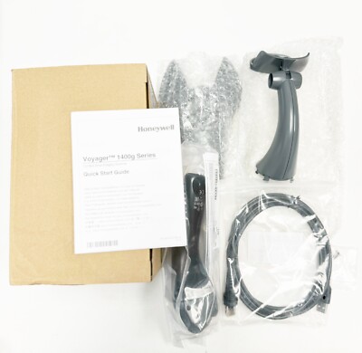 NEW- Honeywell Voyager 1400G Scanner (1400G2D-2USB) Kit #4