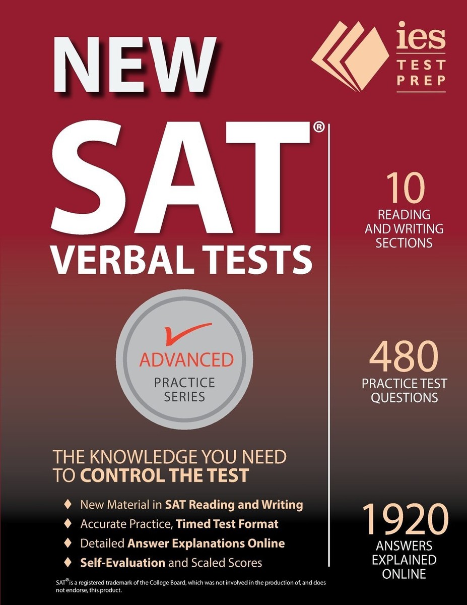 New SAT Verbal Tests | eBay