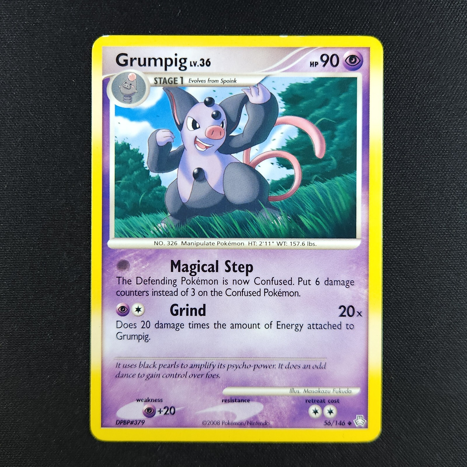 Grumpig 56/146 - Legends Awakened - Pokemon Card