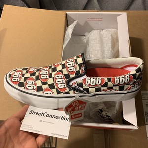 slip on supreme vans