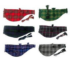 Bagpipe Tartan Cover   Traditional Pipe Bag Cover for Scottish Highland Bagpipes
