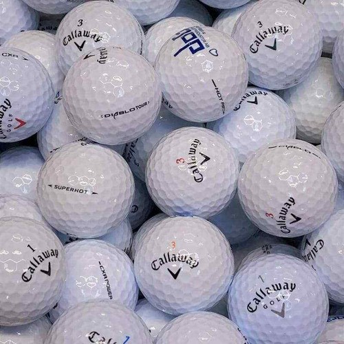 24 Mixed CALLAWAY Lake Golf Balls PEARL / GRADE A from Ace Golf