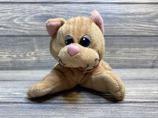 Vintage Tonka Pound Purries Brown Orange Striped Cat Kitten Stuffed Animal 4  