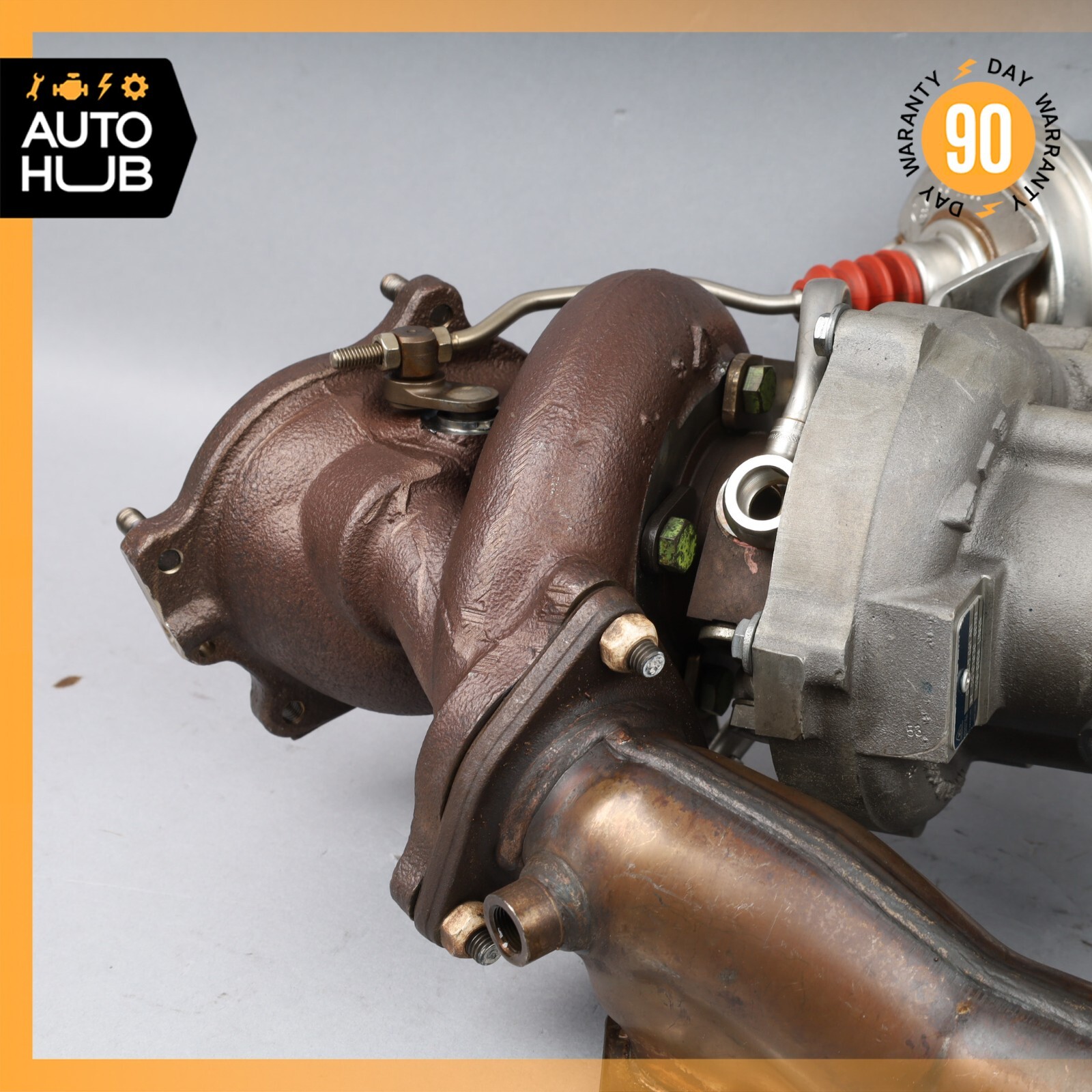 03-08 Bentley Continental GT 6.0L W12 Turbocharger Turbo Manifold Left Side OEM