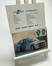 Bmw Hartge Im Rallyesport Race Team Post Card 87-90