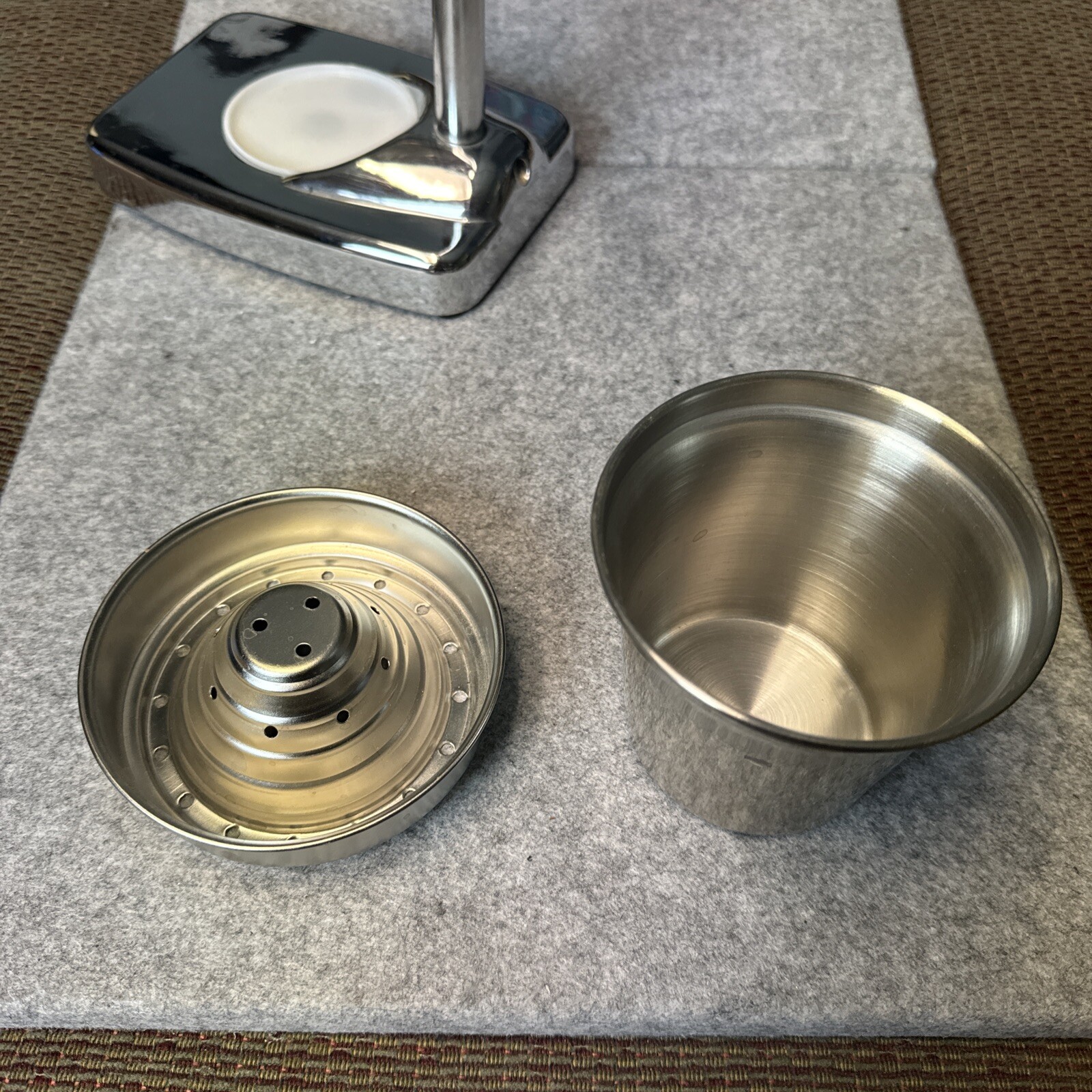 Vintage Manual Fruit Juicer #GRS-3 Stainless Commercial Grade Silver Heavy Duty