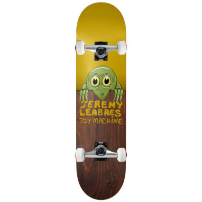 Toy Machine Skateboard Assembly Leabres Fence Yellow/Brown 8.5'' x 32.38'' Comple