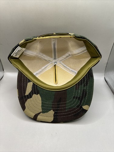 Vintage Chevy Dealer Camo Snapback Hat Heartland Of America Camouflage Cap - NOS - Picture 6 of 7