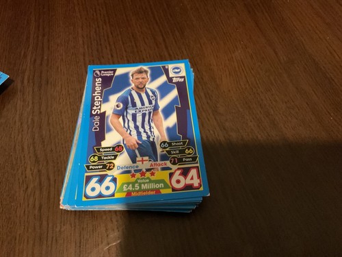 Topps Match attax premier league 2017/18 trading cards choose your cards SET 1 - Picture 60 of 252