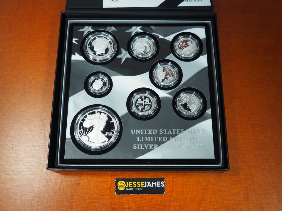 2019 S PROOF SILVER EAGLE LIMITED EDITION PROOF SET 19RC IN OGP - Image 2 of 4