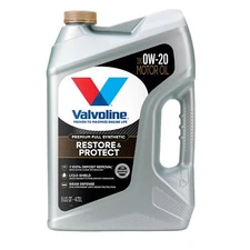 Valvoline Restore Protect 5 QT Premium Full Synthetic Motor Oil for Engine Cl...