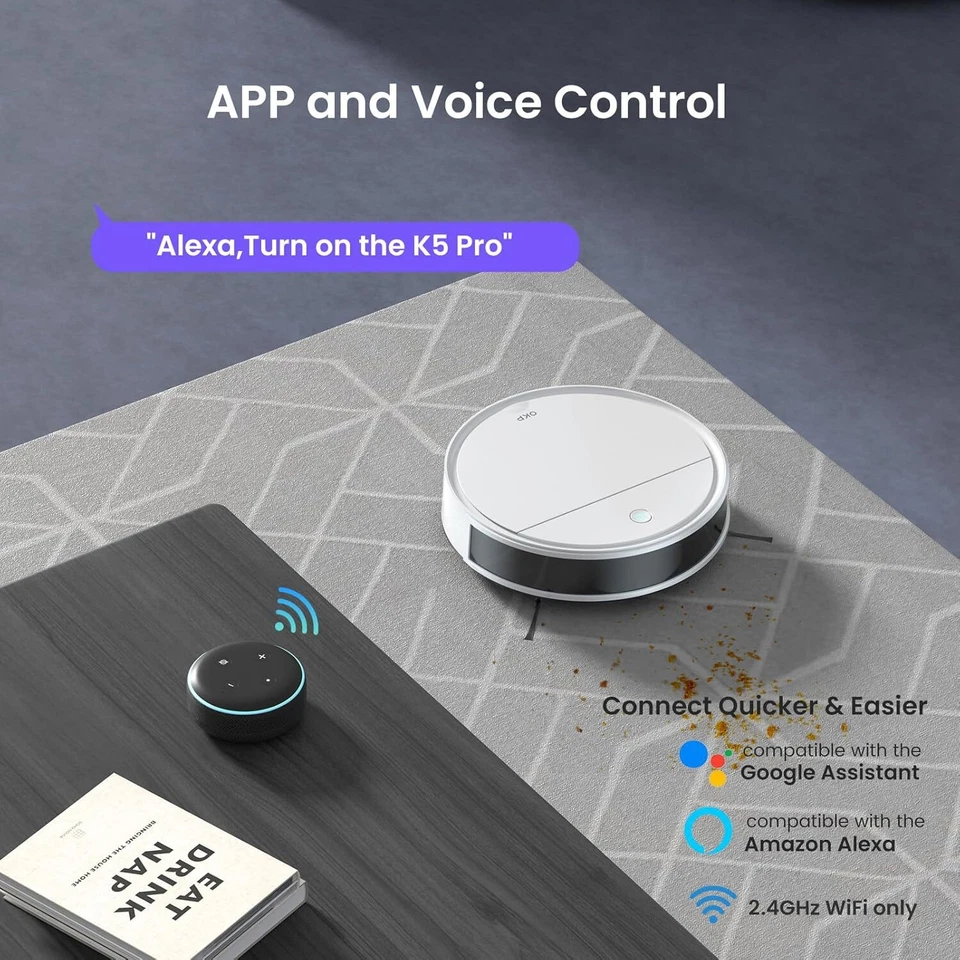 OKP 5,000Pa Saugroboter Wischfunktion Staubsauger Roboter Auto Selbstaufladung - Bild 4 von 4