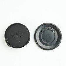Canon F Mount - Rear Lens Cap and Auto Teleplus Body - Set