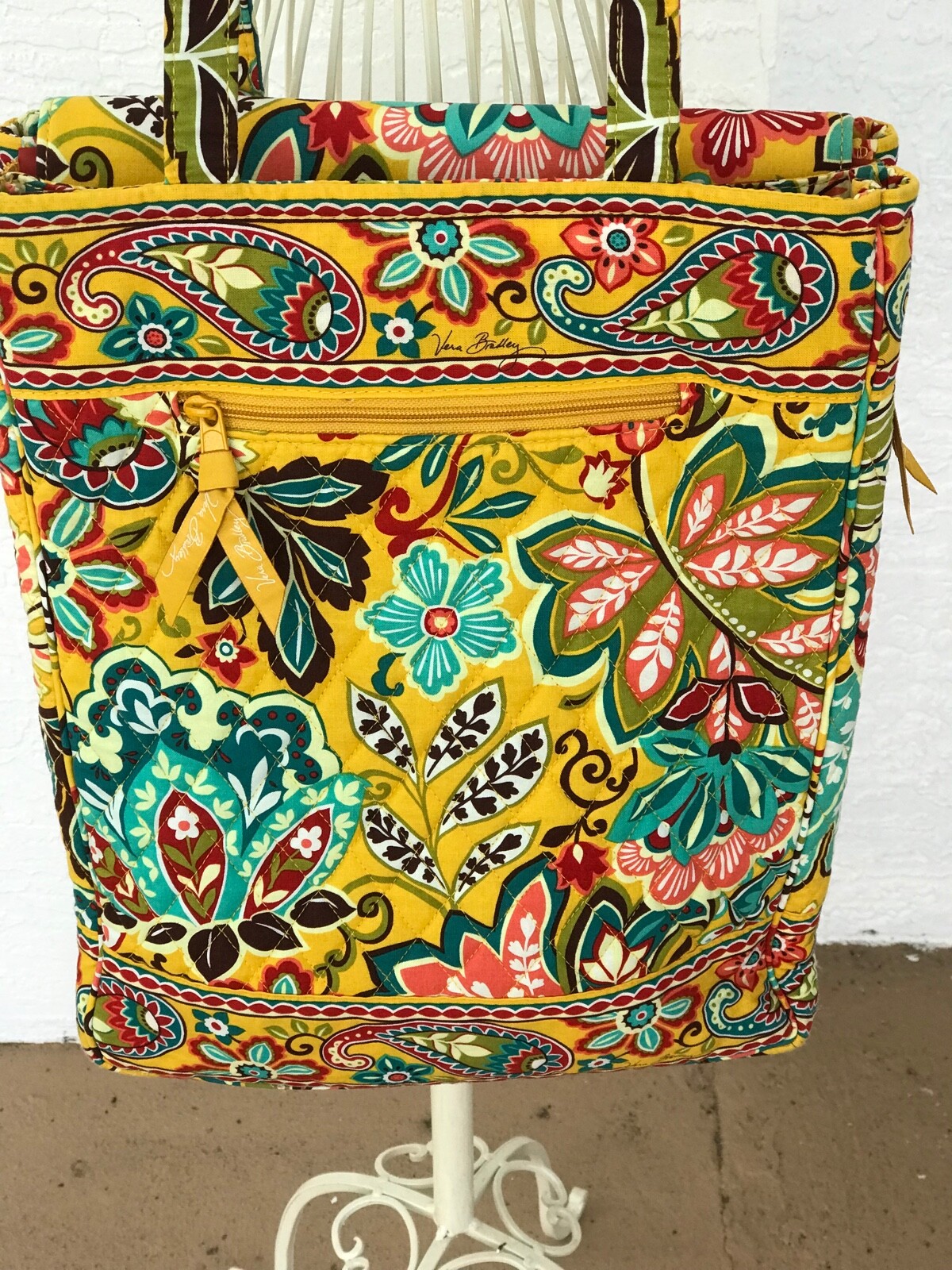 VERA BRADLEY TRIPLE COMPARTMENT LAPTOP TOTE IN PROVEN… Gem