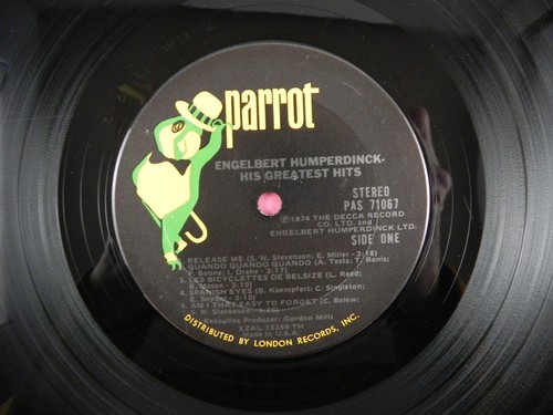 Engelbert Humperdinck – His Greatest Hits ~ 1974 Parrot Vinyl LP VG+ w/Shrink - Picture 3 of 6