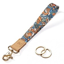 Keychain Lanyard for Keys, Wristlet Key Chain for Women, Key Painting-96