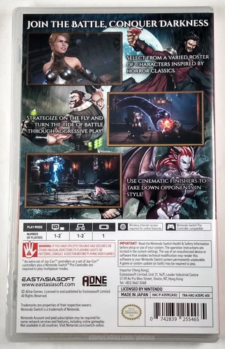 OMEN OF SORROW Brandneu Nintendo Switch Spiel Asiatische Version, US-Verkäufer - Bild 2 von 3