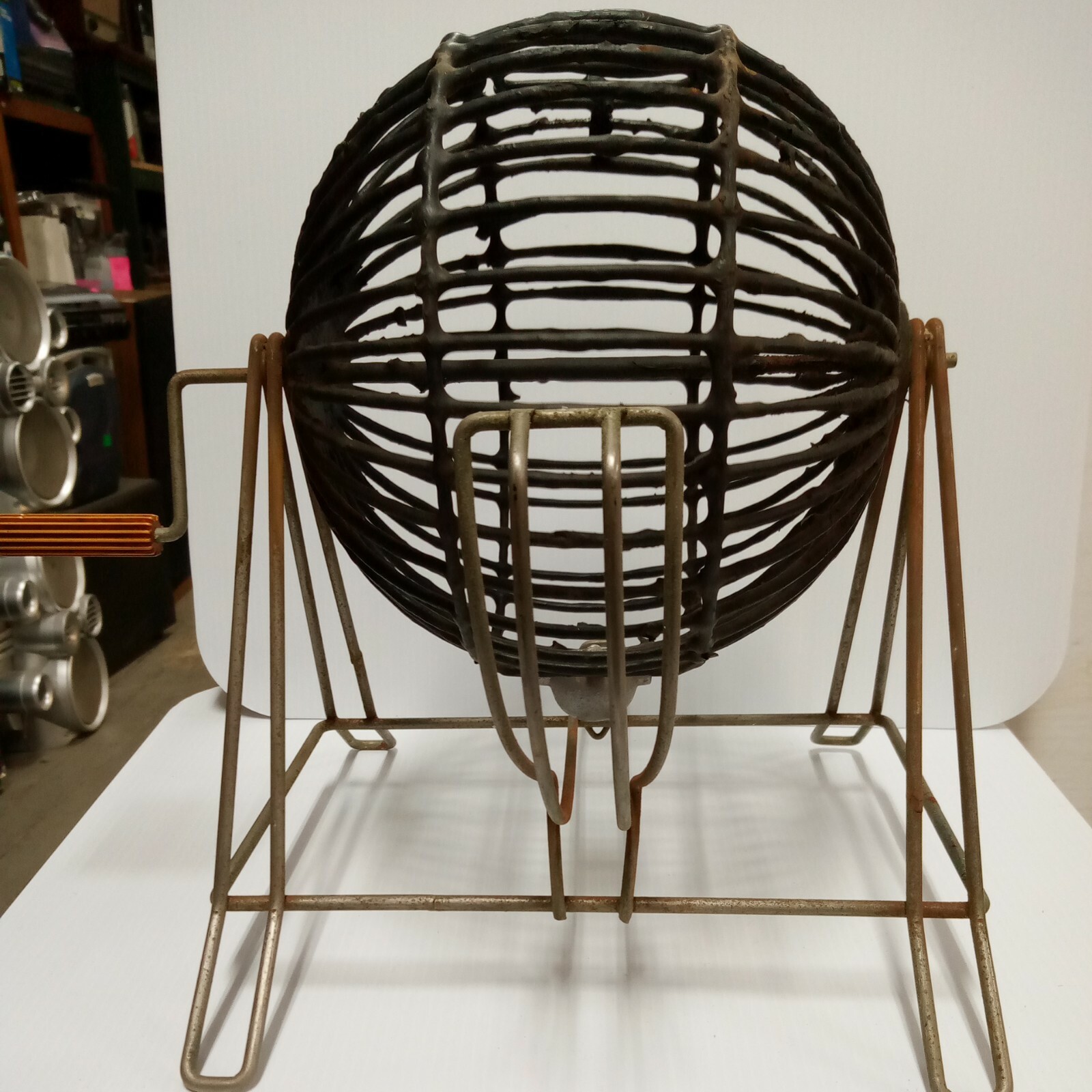 Vintage Bingo Ball Dispenser Cage 12.5" Tall (FC 71A/5 D93) eBay