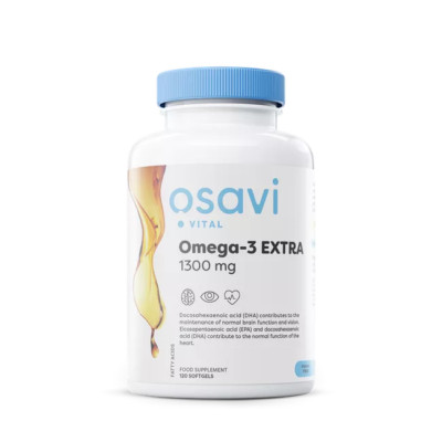 Osavi Omega-3 Extra Molecularly Distilled - 1300mg (Lemon) - 120 softgels