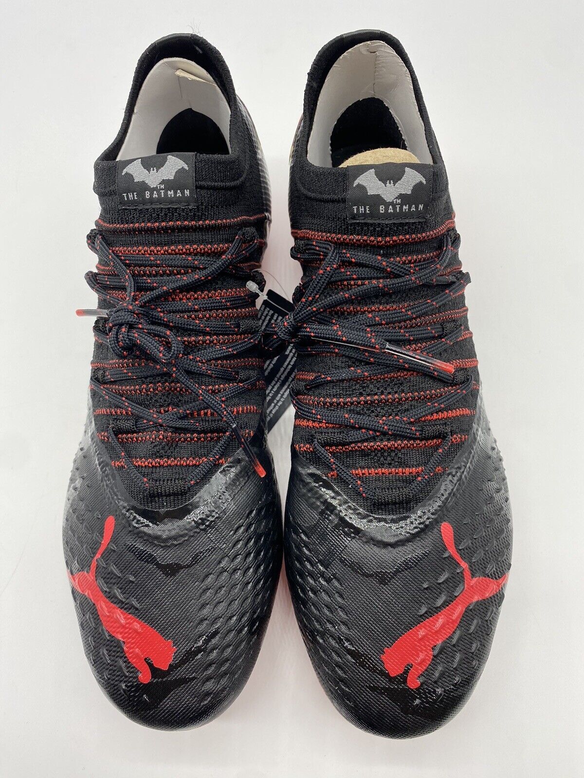 Puma Mens Rare Future Z 1.3 Batman FG/AG 10651 01 Black Red Soccer