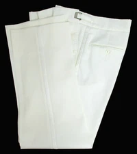 Mens Ivory Off White Tuxedo Pants All Sizes 27 - 62 Waist Tuxxman