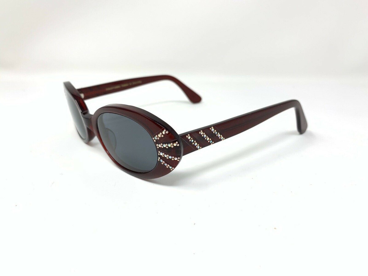 FriezeFrames Sunglasses with Swarovski Crystals 1A26 Red FRIEZEFRAMES Dorothy RED Eyeglasses 1A26 w/ Swarovski  main image 4