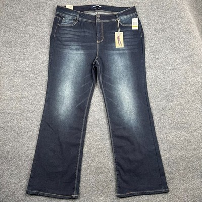 WallFlower Women's Size 22 Luscious Curvy Fit Bootcut Jeans - New