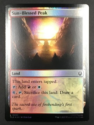 MTG Sun-Blessed Peak 280/447 Avatar The Last Airbender NM FOIL