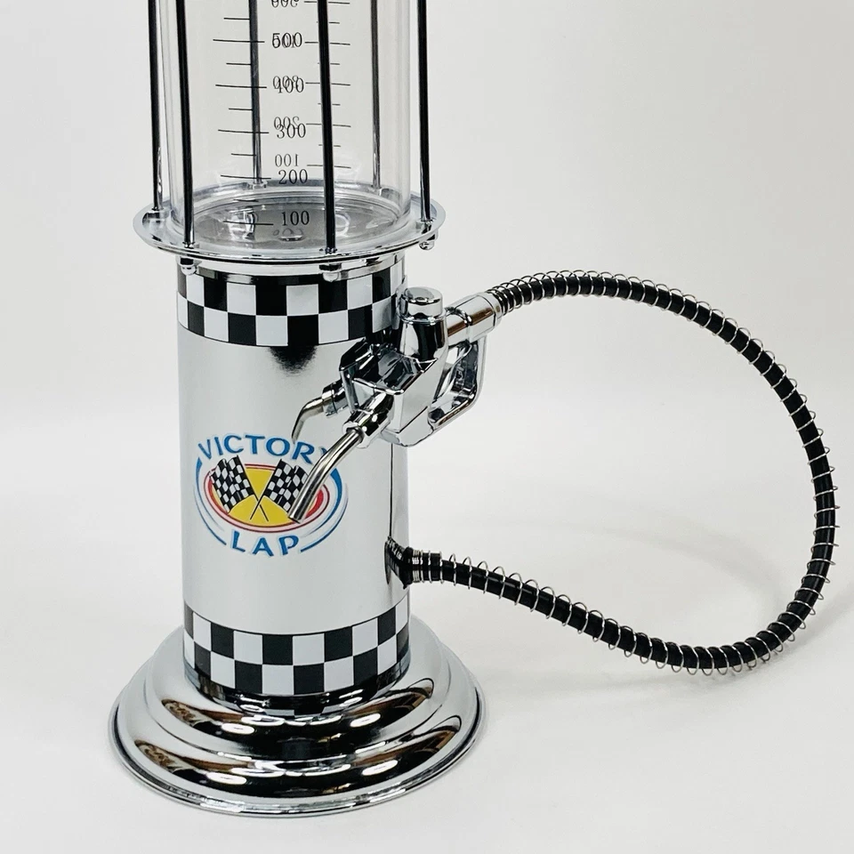 NASCAR ВИДИМЫЙ ГАЗОВЫЙ НАСОС 18 ДЮЙМОВ ЧЕЛОВЕК ПЕЩЕРА WISKEY НАСОС GODINGER ПОБЕДА КРУГ ЧИСТЫЙ - Изображение 2 из 4