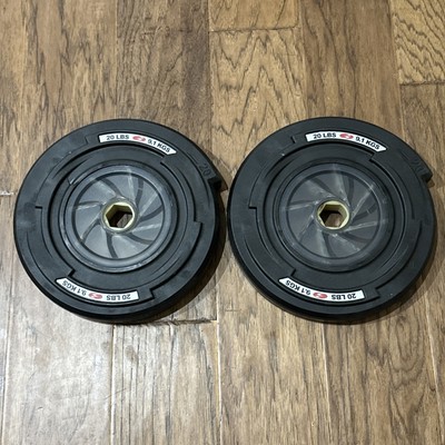 Set of 2 Bowflex Revolution 20lb Spiraflex Weight Plates 40lb Total FREE SHIP