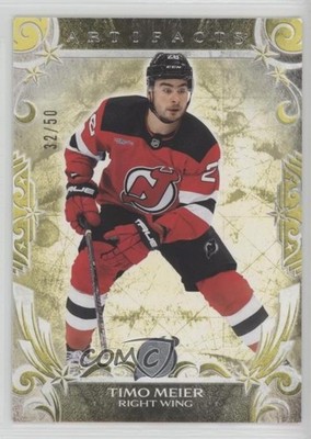 2024-25 Upper Deck Artifacts Stars Yellow 32/50 Timo Meier #144 03uh