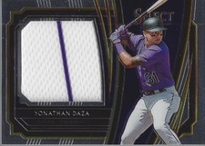 2020 Select Rookie Jumbo Swatch #30 Yonathan Daza Jersey - BB