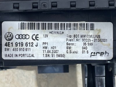 mmi 04-10 Audi A8 Quattro S8 A8L D3 MMI Console Control GPS Multi
