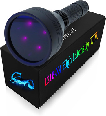 Convoy L21B-X4 365Nm UV Flashlight with ZWB2 Filter by  - Long Range, Ideal for