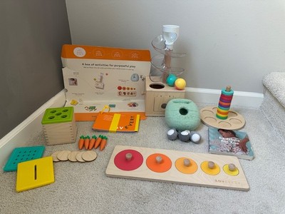 Lovevery The Babbler Wooden Learning Play Set Months 13-15