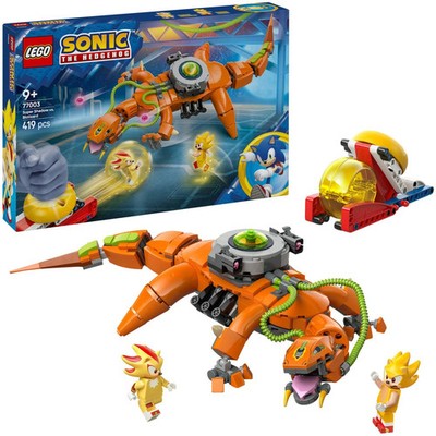 lego sonic the hedgehog 77003 super shadow vs. biolizard