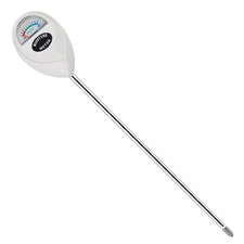 12.6 In. Long Probe Soil Moisture Meter for Indoor Outdoor Plants, No Battery So