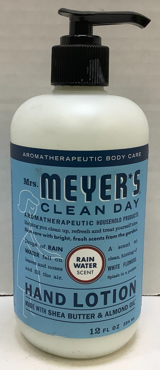 Mrs. Meyer's Clean Day Hand Lotion, Rain Water Scent, 12oz, Pack of 3