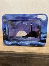 New Tree Free Greetings 12 Cards In Decorative Tin 4 Lighthouse Designs Coastal