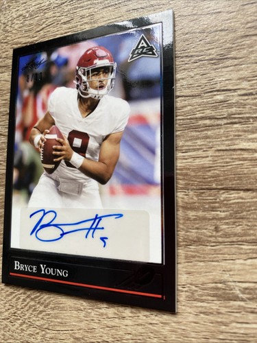 2021 Leaf Bryce Young Rookie Auto No8 Of 10 Produced QB Carolina Panthers - Picture 5 of 7