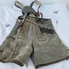 Vintage Authentic German Lederhosen (Small  Child size)