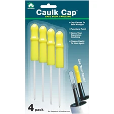 CCY-4, Reusable s Caulk Tube Sealers with Built-In Puncture Pin, 4 Pack