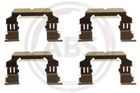 A.B.S. ZubehöRsatz Scheibenbremsbelag 0138Q FüR Nissan Patrol GR 5 Wagon Y61 Dti