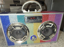 Multicolor Bluetooth USB Boombox A1320 Portable Stereo, Digital Media Player LED