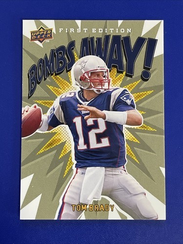 2009 Upper Deck First Edition Tom Brady Bombs Away #BA-4 KABOOM Patriots SP