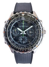 Seiko Flightmaster l 7T34-6A20 Chrono Quartz Pilot Orologio Vintage anni 90