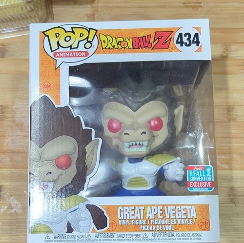 Funko Pop!  Dragon Ball Z Great Ape Vegeta 434 2018 Fall Convention Please read