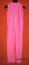 378.Catsuit/Body/Gymnastikanzug/Ganzanzug/Overall/Damen/Herren Gr.5 pink neuw.