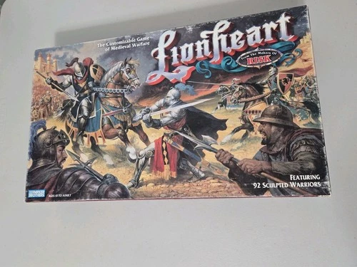 Vintage 1997 Lionheart Medieval Warfare Board Game Parker Brothers 